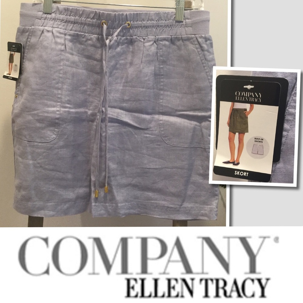 Ellen Tracy Linen Skirt